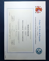 Fake UIC Master degree, Universidad Internacional de Cataluña diploma for sale