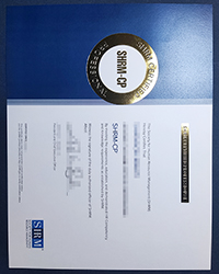 Buy a fake SHRM certificate, Society for Human Resource Management certificate