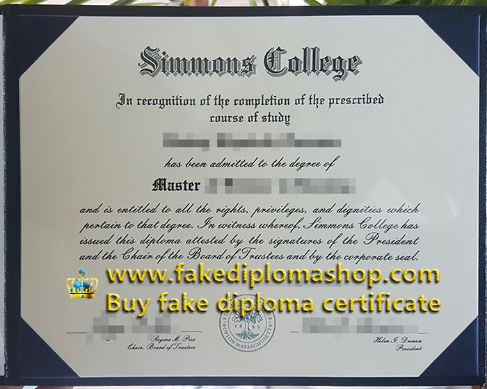 fake Simmons College diploma fake Simmons College diploma