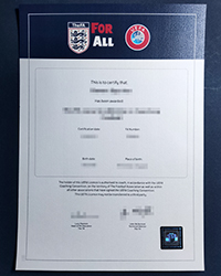 The FA Level 4 certificate, The Football Association certificate for sale