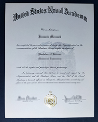 Order a fake USNA diploma of Bachelor, United States Naval Academy degree