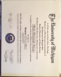Purchase a fake University of Michigan diploma of Bachelor online