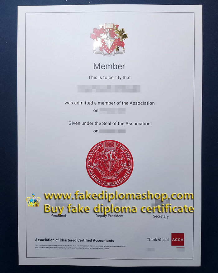 ACCA certificate in 2023, Association of Chartered Certified Accountants certificate ACCA certificate in 2023, Association of Chartered Certified Accountants certificate