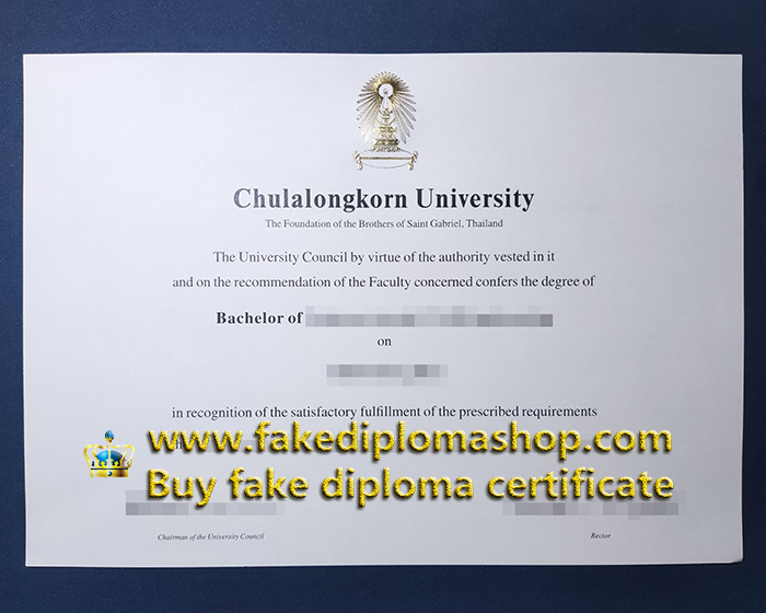 Chulalongkorn University diploma of Bachelor Chulalongkorn University diploma of Bachelor