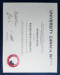 UCW diploma of Bachelor, buy a fake University Canada West degree