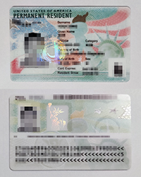 USA Permanent Resident card, Buy a fake USA PR ID online