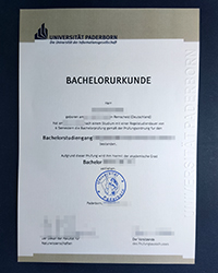 How much cost a Universität Paderborn diploma of Bachelor?