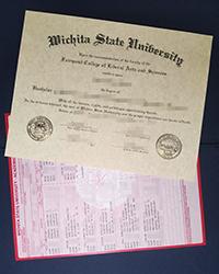WSU diploma and transcript, Wichita State University Bachelor degree for sale