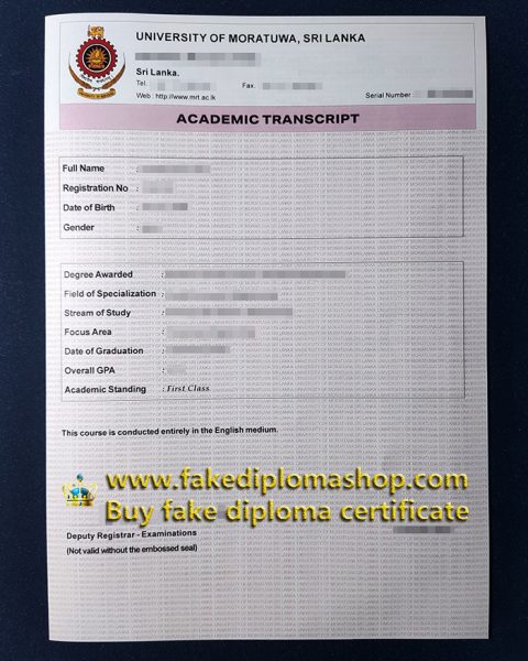 Is it hard to get University of Moratuwa transcript in Sri Lanka?