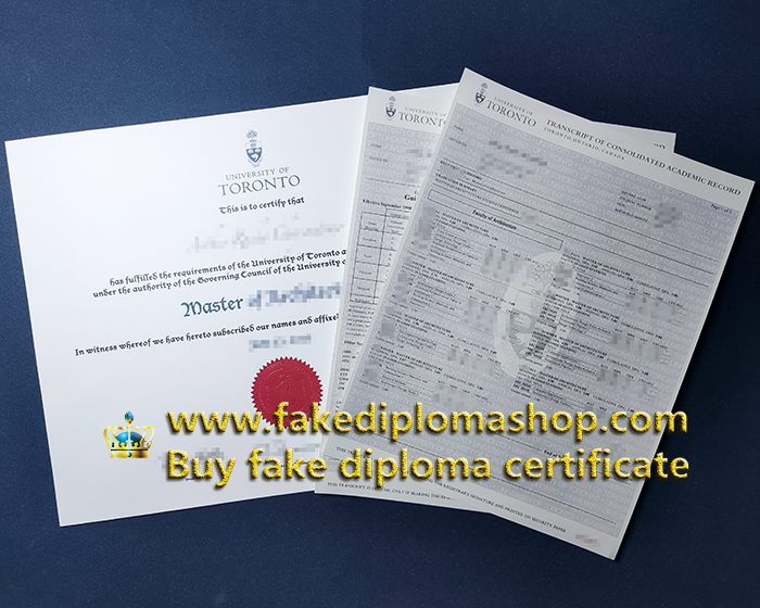 University of Toronto diploma and transcript University of Toronto diploma and transcript