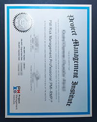 Latest edition PMI-RMP certificate for sale, buy fake Project Management Institute certificate