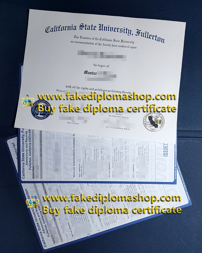 CSUF diploma and transcript, California State University, Fullerton degree of Master CSUF diploma and transcript, California State University, Fullerton degree of Master