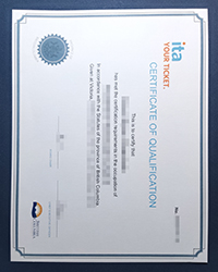 How long to get an Ita British Columbia certificate of Level 4 online?