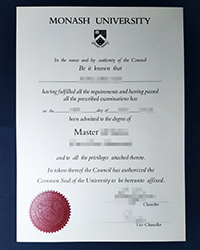 Old edition Monash University diploma in 1980, buy Australia diploma