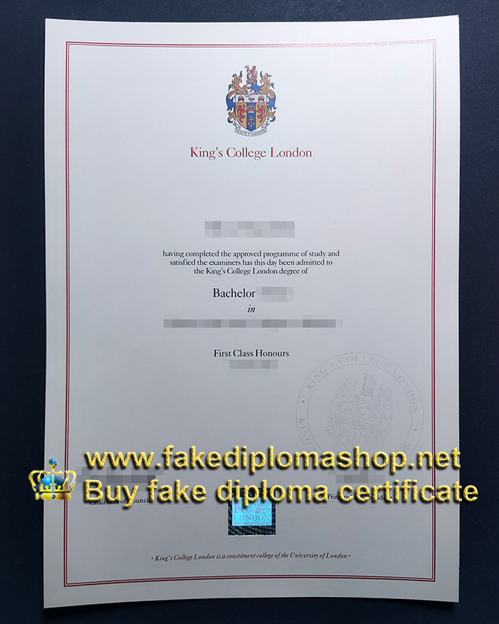 KCL diploma, King's College London diploma