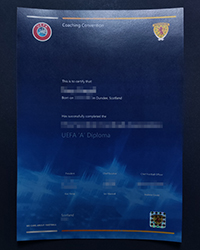 Purchase a UEFA ‘A’ Diploma, Union of European Football Associations certificate online