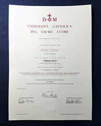 Is it hard to get Università Cattolica del Sacro Cuore diploma in Italy?