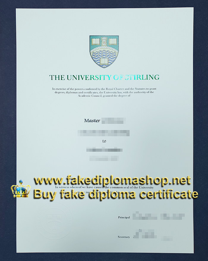 University of Stirling diploma