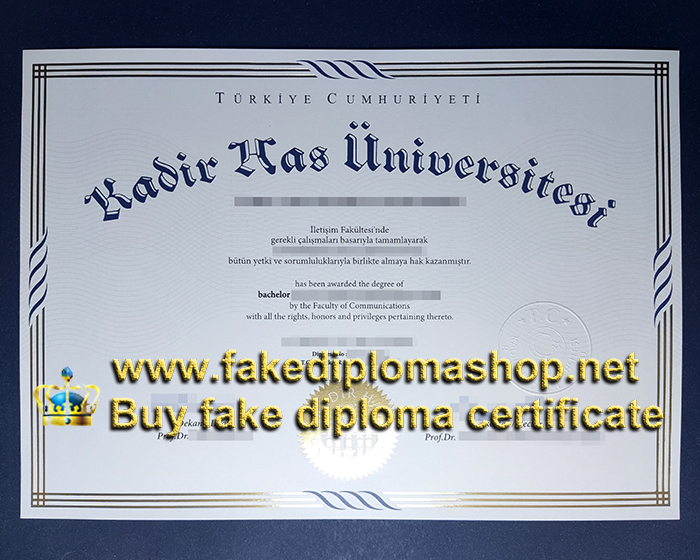 Kadir Has University diploma, KHAS diploma Kadir Has University diploma, KHAS diploma