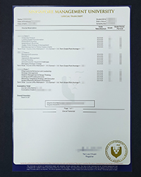 Where can I buy the same SMU transcript as the official?