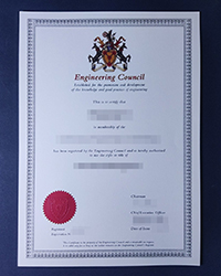 EngC certificate, Engineering Council fake certificate for sale