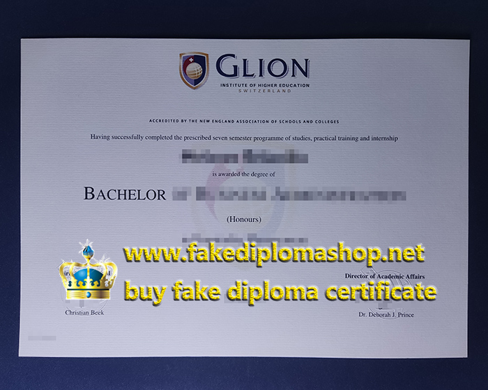 GIHE diploma, Glion Institute of Higher Education diploma GIHE diploma, Glion Institute of Higher Education diploma