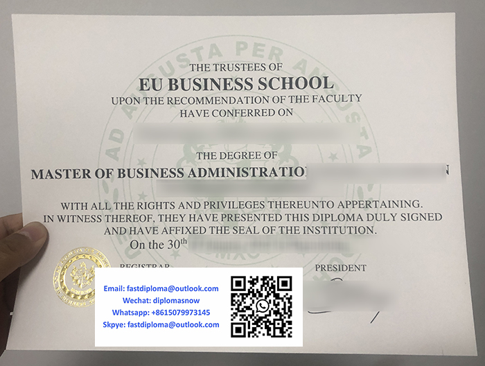 EU Business School degree