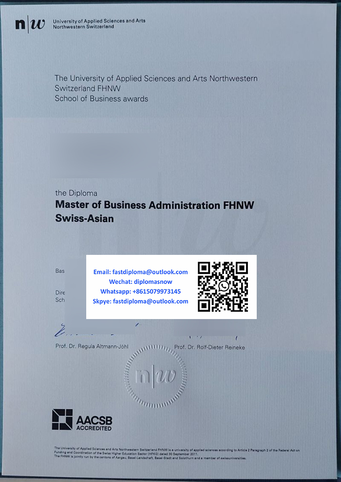 FHNW MBA degree