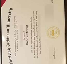 The science of duplicating Fairleigh Dickinson University degree
