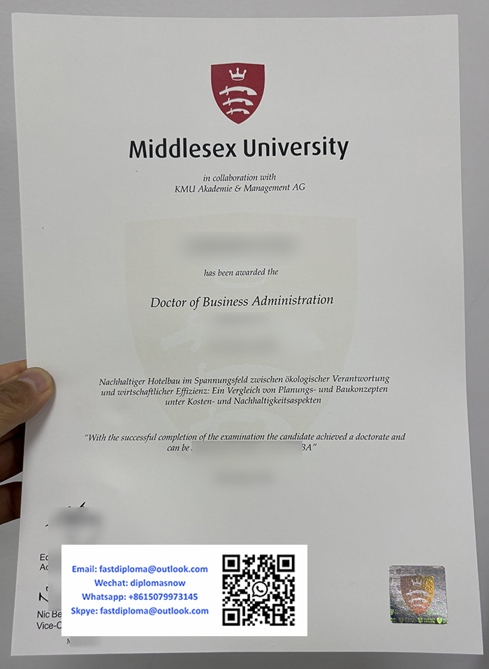 Middlesex University degree