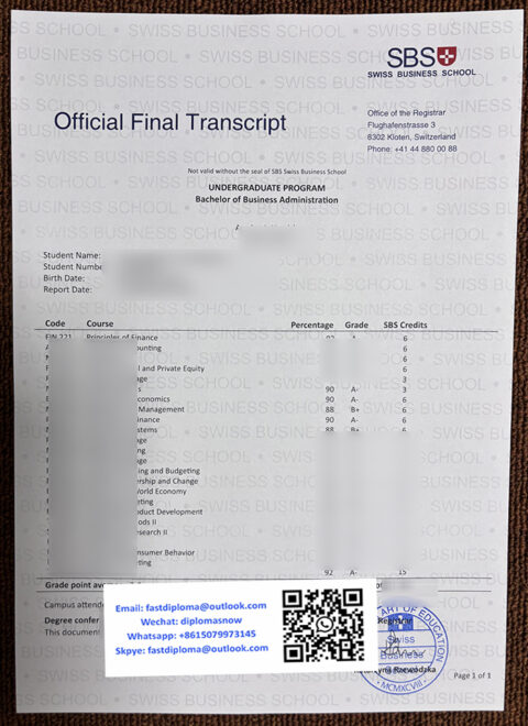 Mubs Transcript How to copy SBS Swiss Business School transcript?