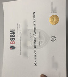 Is it difficult to order a SSBM Geneva MBA degree?