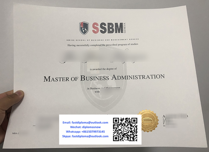 SSBM Geneva MBA degree SSBM Geneva MBA degree