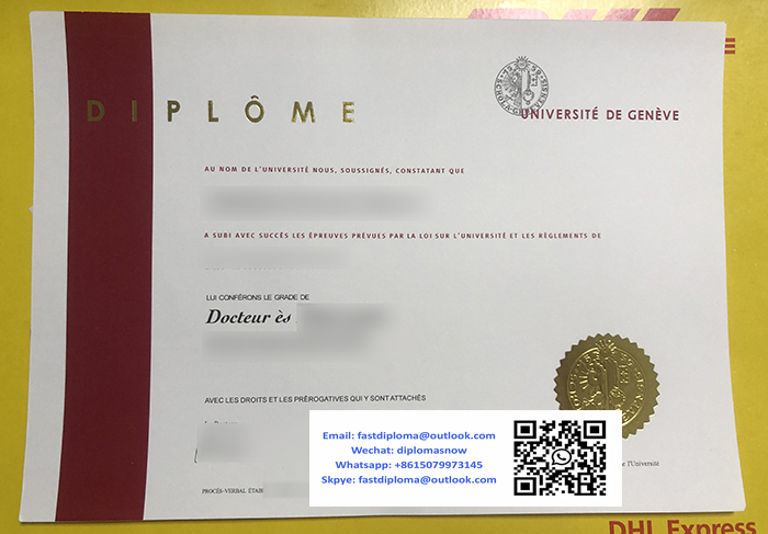 Université de Genève degree