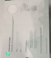 Reasons to order University of St. Gallen degree online