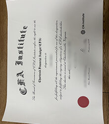 How to create a CFA Institute certificate？