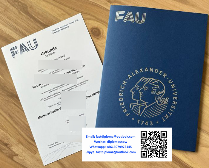 FAU Urkunde，FAU Erlangen-Nürnberg Urkunde