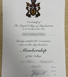 An Overview of Royal College Psychiatrists Membership Certificate