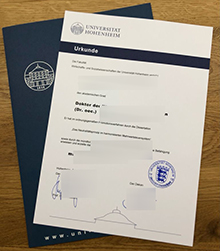 Authentic-Lookin Universität Hohenheim Urkunde 2026