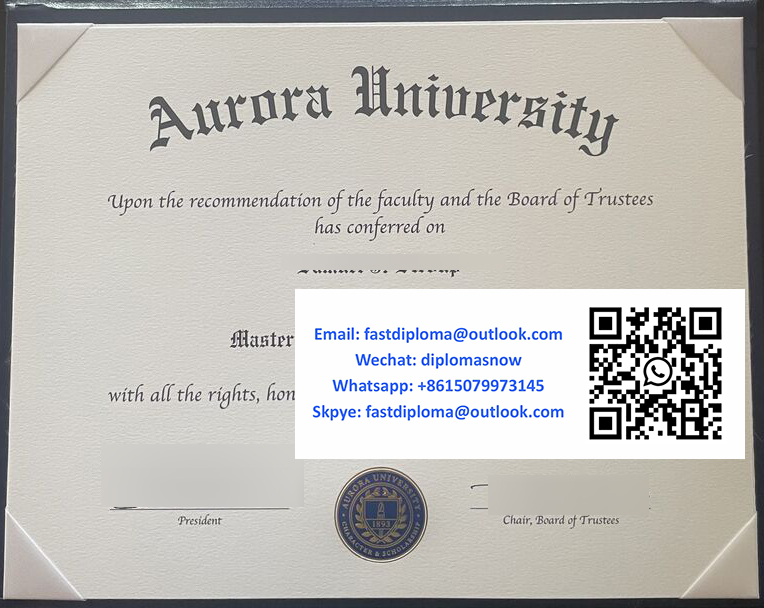 Aurora University diploma Aurora University diploma