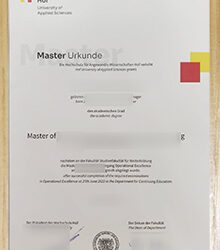 Photocopy of Hochschule Hof Urkunde 2026