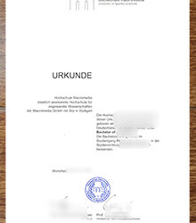 Hochschule Macromedia Urkunde PDF presentation