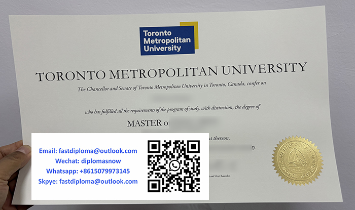 Toronto Metropolitan University degree