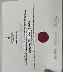 University of Toronto Bachelor of Arts degree sample 2026