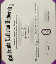 Replace your California Lutheran University diploma