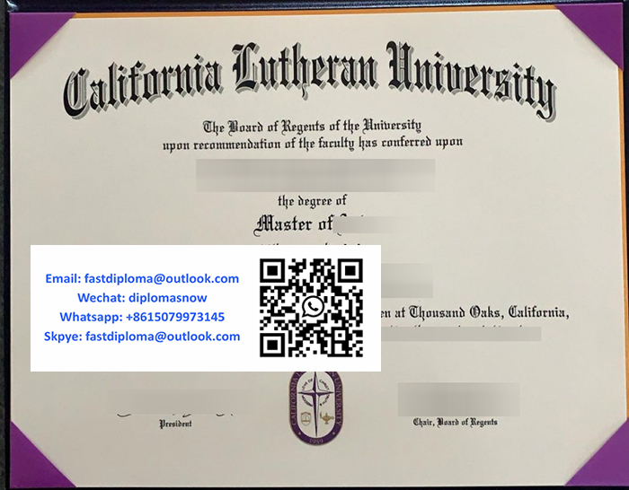 California Lutheran University diploma