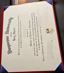 Duquesne University degree certificate 2026