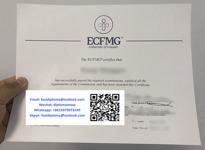ECFMG Certificate