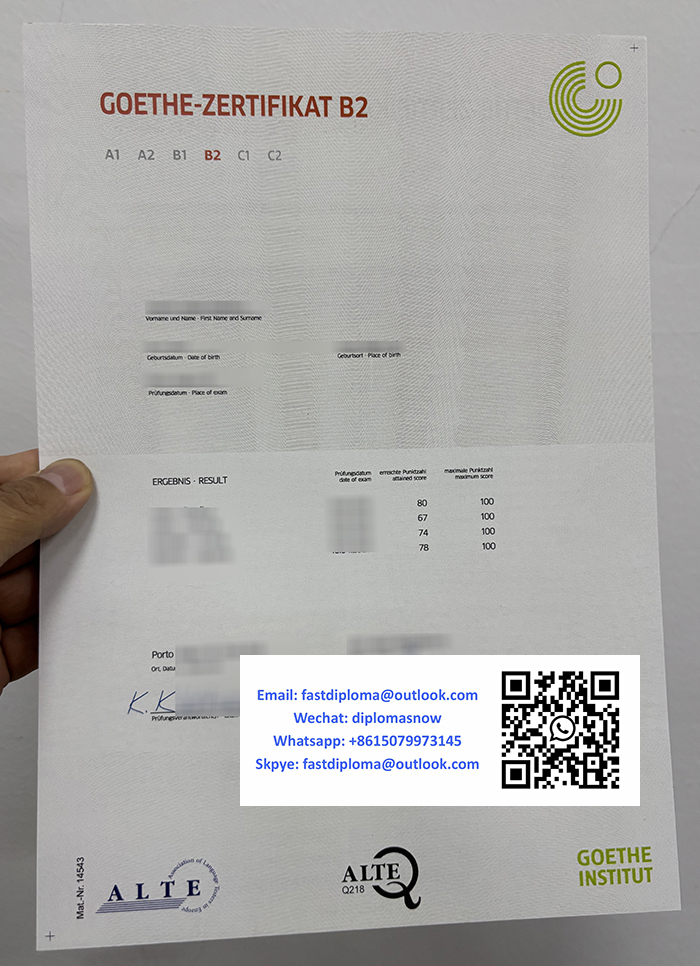 GOETHE-ZERTIFIKAT B2