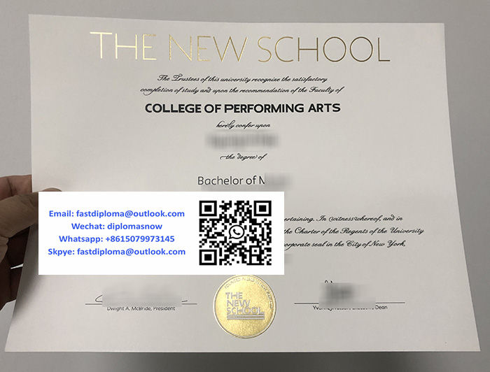 The New School degree The New School degree
